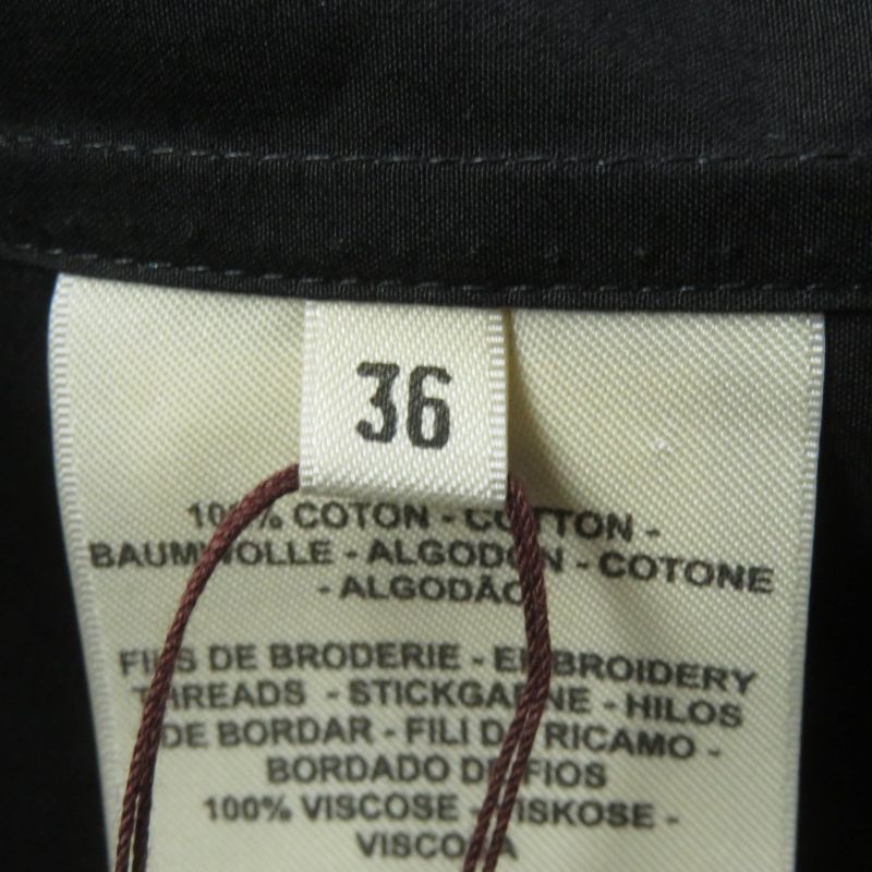 Hermes 23SS 100% Cotton 100% Cotton Embroidered Caleche Serie Buttons Sleeveless