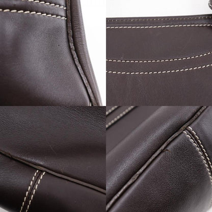 Celine Boogie Bag Leather Brown Women's Handbag