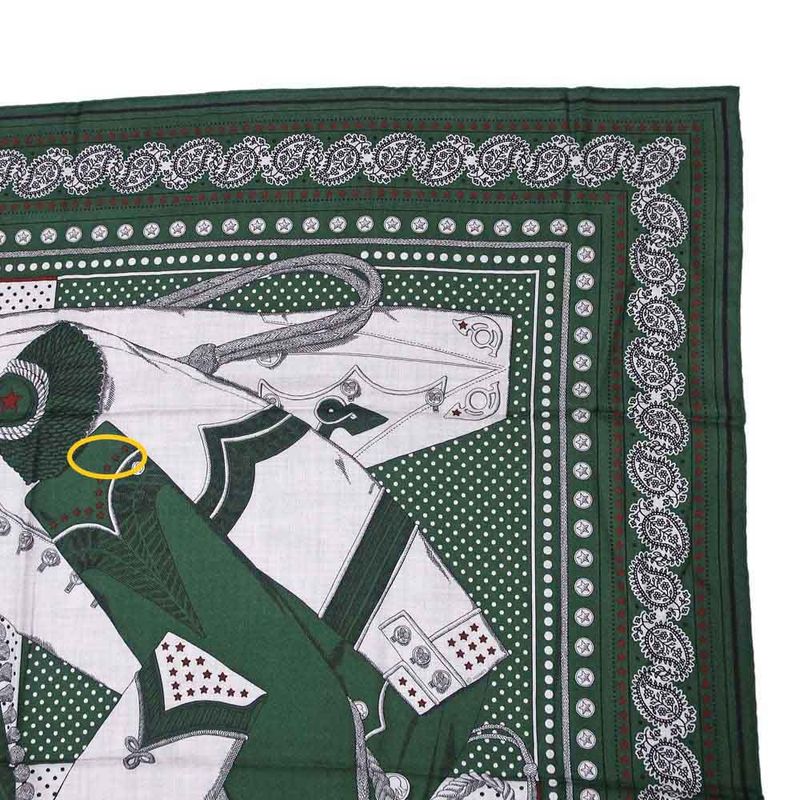 Hermes Carre 140 Scarf Zouaves Et Dragons Cashmere Silk Large Shawl