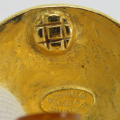 Chanel Earring Coco Mark Metal Gold Plated Accessories 96A Ladies Women Chanel