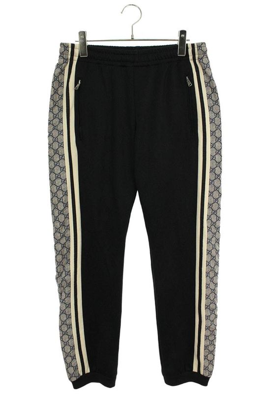 Gucci 545603 Xjac0 Oversized Technical Jersey Track Pants Men's XS