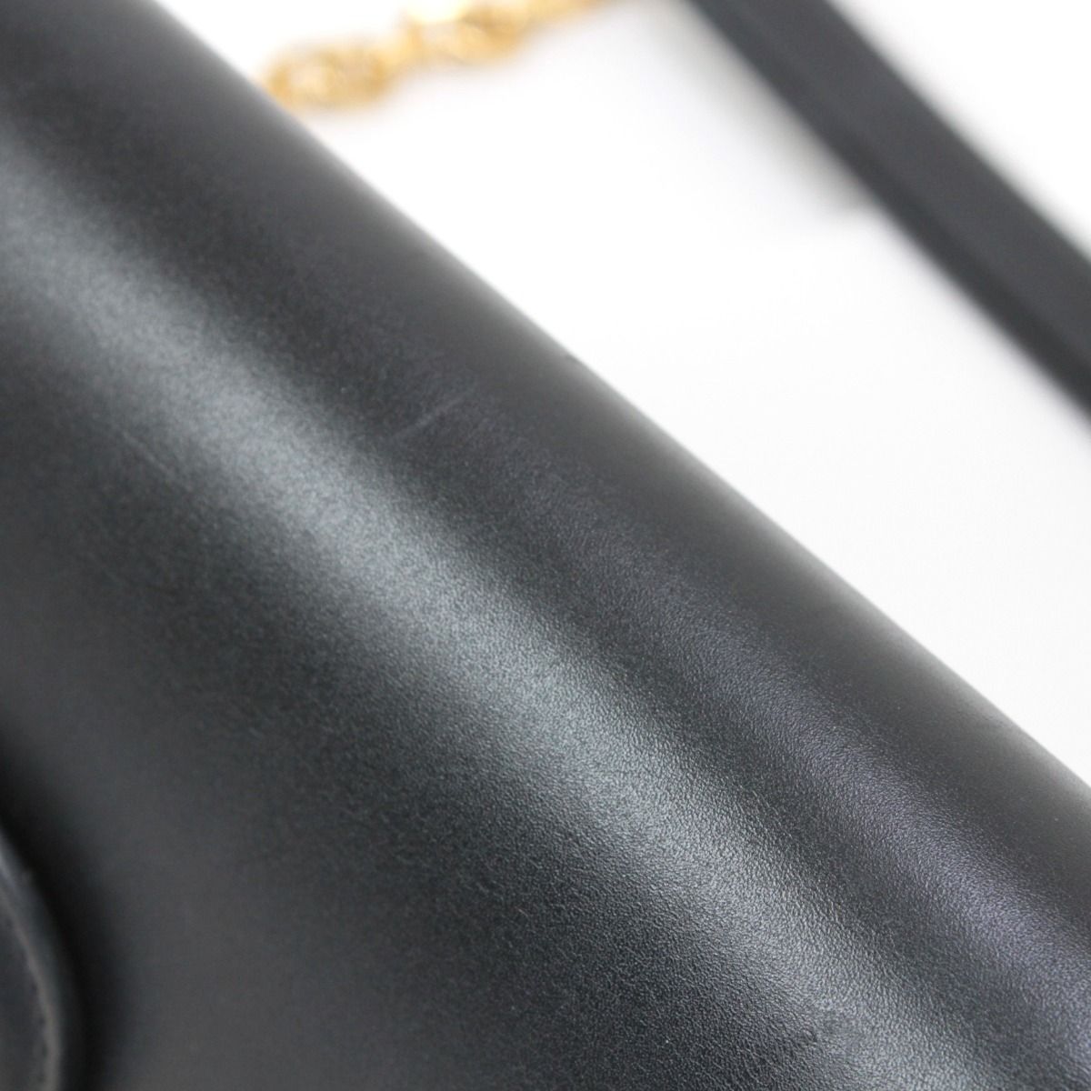 Celine Triomphe Chain Shoulder Bag Black