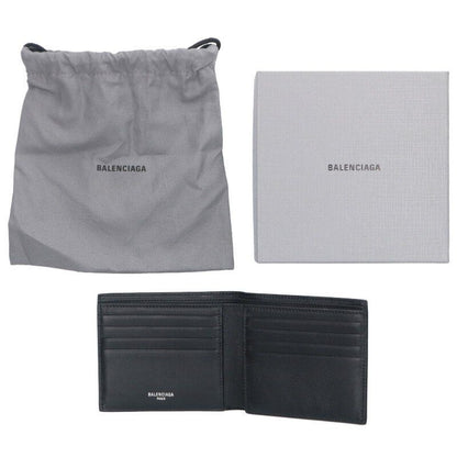 Balenciaga 8463312ab4y-1000 Passport Square Folded Wallet For Men