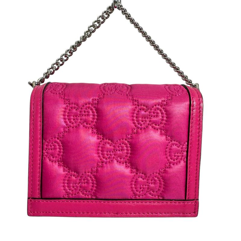 Gucci 2WAY Bag Handbag GG Mini Matelasse Handbag Gucci Pink