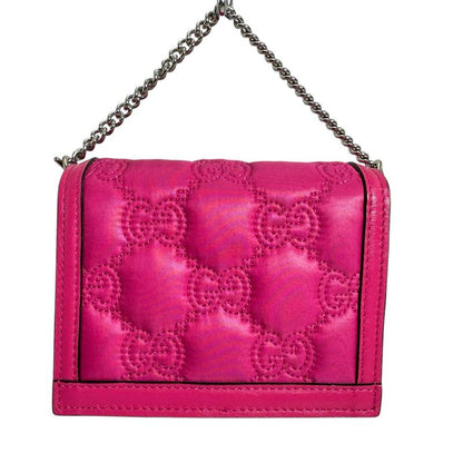 Gucci 2WAY Bag Handbag GG Mini Matelasse Handbag Gucci Pink