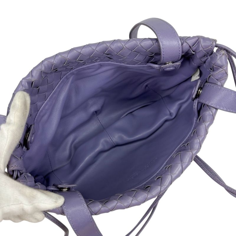 Bottega Veneta Intrecciato Mini The Valve Drawstring Ring Bag Drawstring Shape