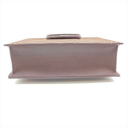 Louis Vuitton Sac Plastic Handbag Damier Ebène N51140 Brown Gold Hardware