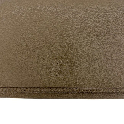 Loewe Bifold Long Wallet Beige Amazona Wallet Excellent Condition Leather