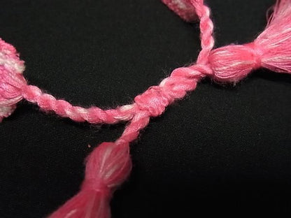 Christian Dior Canvas Bracelet Sesame Sacrifice Set Of 2 Accessories Pink And