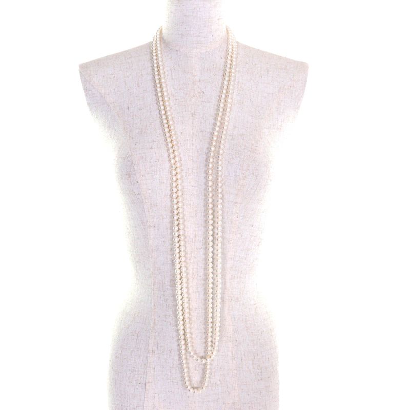 Tiffany & Co Ag925 Long Pearl Necklace Accessory White Weight 186g Women