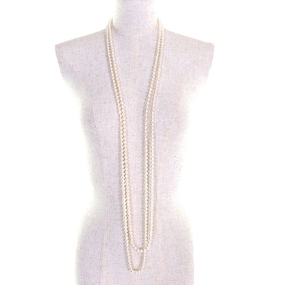 Tiffany & Co Ag925 Long Pearl Necklace Accessory White Weight 186g Women