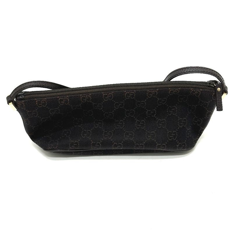 Gucci Accessory Pouch GG Pattern 257300 Canvas Brown