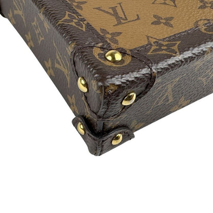 Louis Vuitton Crossbody Shoulder Bag Monogram Reverse Pochette Trunk Vertical