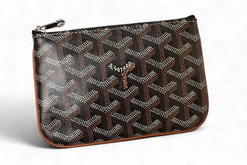 Goyard Pouch Multi Case Goyard Senat Mini Pouch Senat2minty01cl03p Black