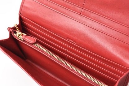 Prada Long Wallet With Pass Case 1m1132 Quilted Nylon