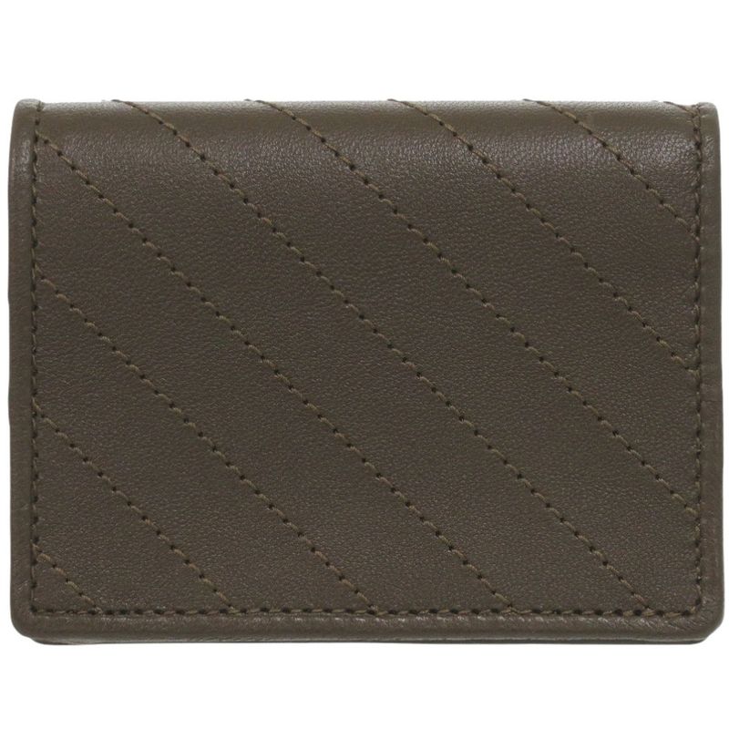 Gucci Blondi 760317 Leather Brown Fold Wallet Brown 1388 Gucci