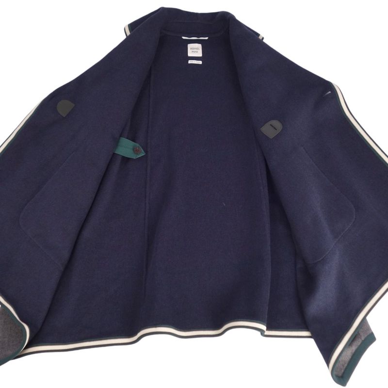 Hermes Coat Long Coat Knit Cashmere Outerwear