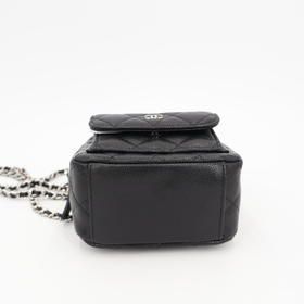 Chanel Chain Mini Backpack Sac Backpack Bag Caviar Skin (grained Calf) Women