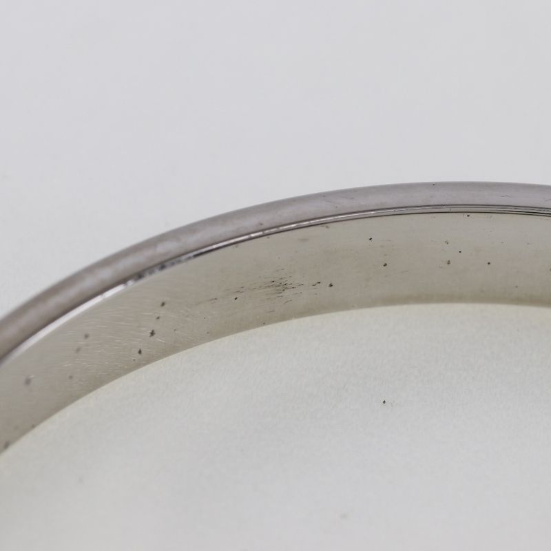 Hermes Belt Motif Metal Ladies 21.2g Bangle