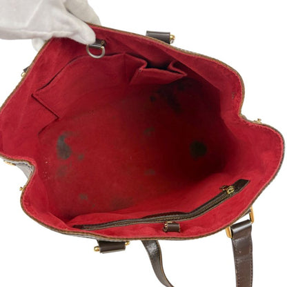 Louis Vuitton Louis Vuitton Damier Leather Ebène Hampstead PM Mini Tote Handbag