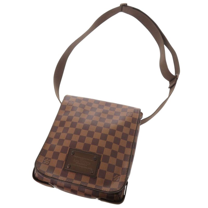 Louis Vuitton Brooklyn PM Damier N51210 Ebène Shoulder Bag LV 1400 Louis Vuitton