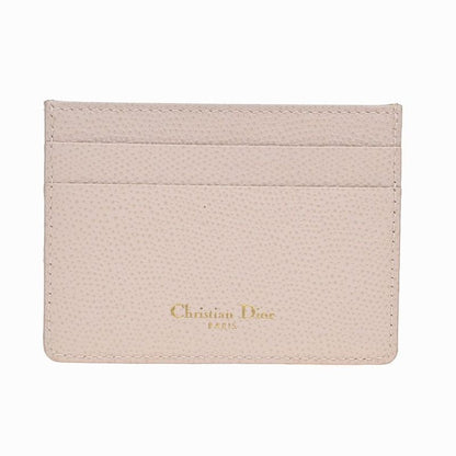 Christian DIOR Card Case Pink Leather Cannage 62ka738