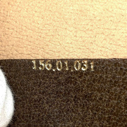 Gucci 156 01 031 GG Supreme Sherry Line Clutch Bag Second Bag Brown PVC Vintage