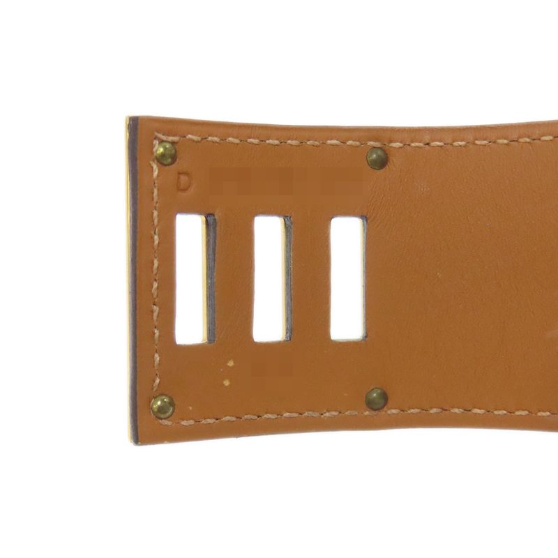 Hermes Kerry Dog Bangle Bracelet Swift Women