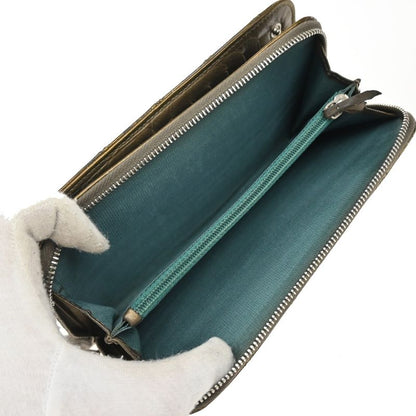 Chanel Matelasse Long Wallet Round Zipper Paris New York Bronze 04kb038