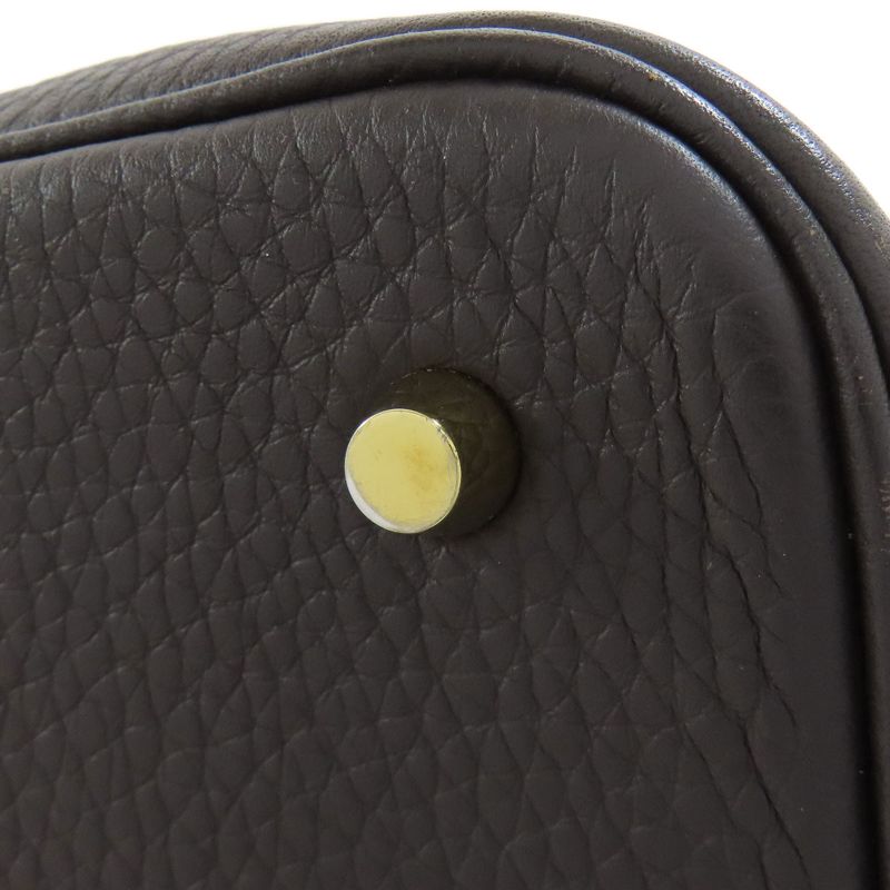 Hermes Picotin Lock MM Gold Hardware Handbag Taurillon Cles Mance Women