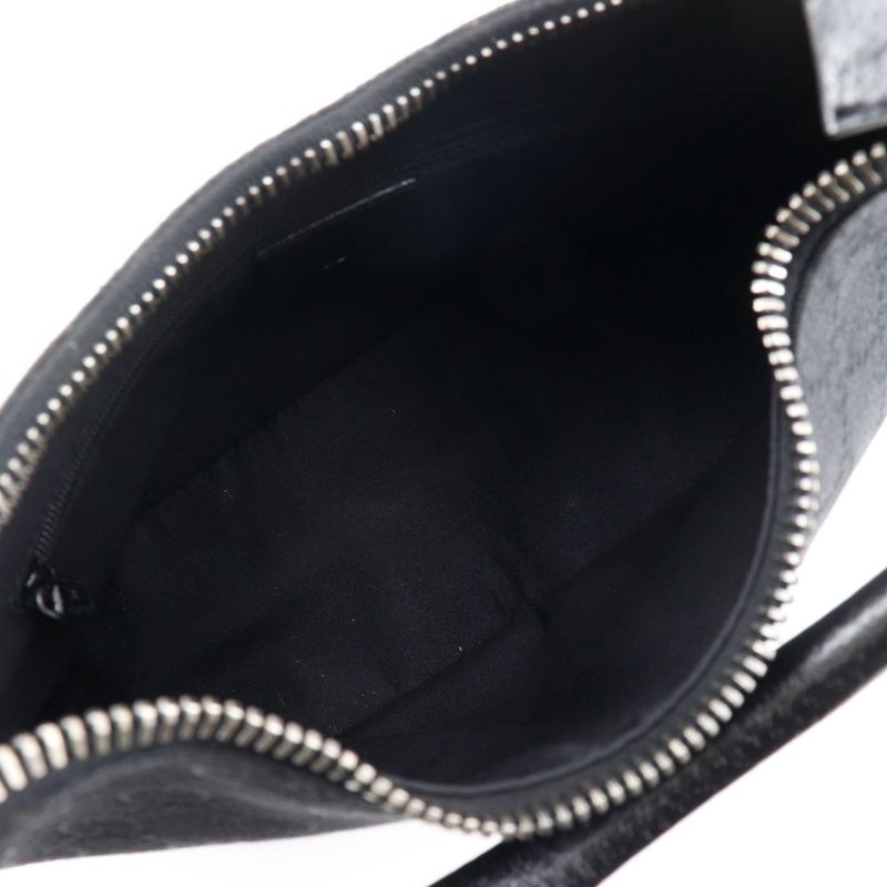 Gucci 115002 GG Canvas Black Women Shoulder Bag