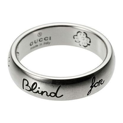 Gucci Ring Blinds For Love Argento