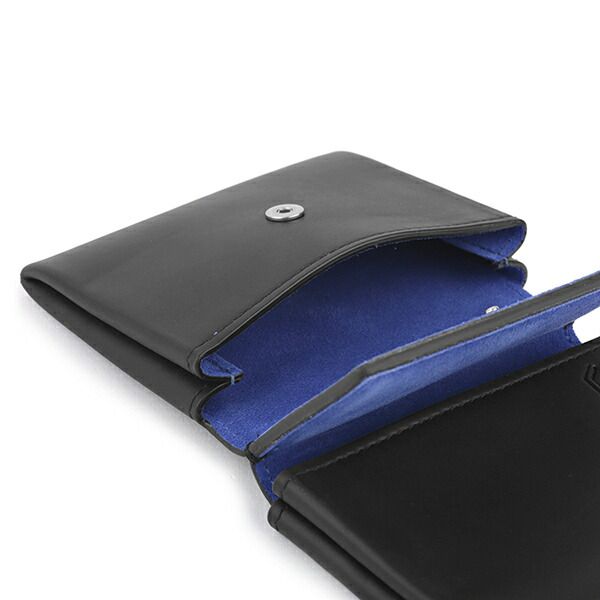 Bottega Veneta Card Case Nero/primary Blue