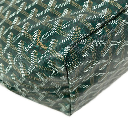 Goyard Shoulder Bag Saint Louis PM Green Leather