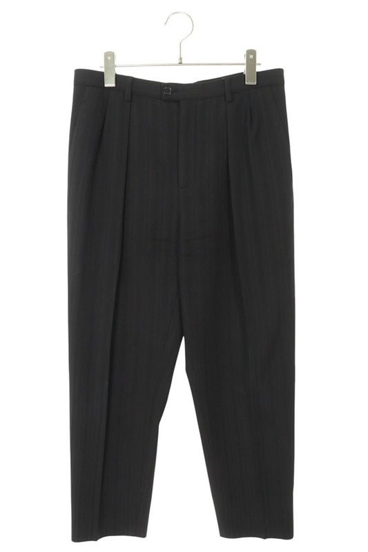 Saint Laurent Paris 682379 Y1e45 Striped Tuxedo Slack Long Pants Men 46