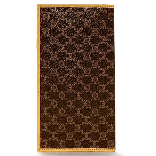 Celine Bifold Long Wallet Ec21653 Brown Beige Macadam