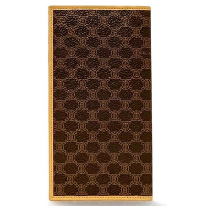 Celine Bifold Long Wallet Ec21653 Brown Beige Macadam