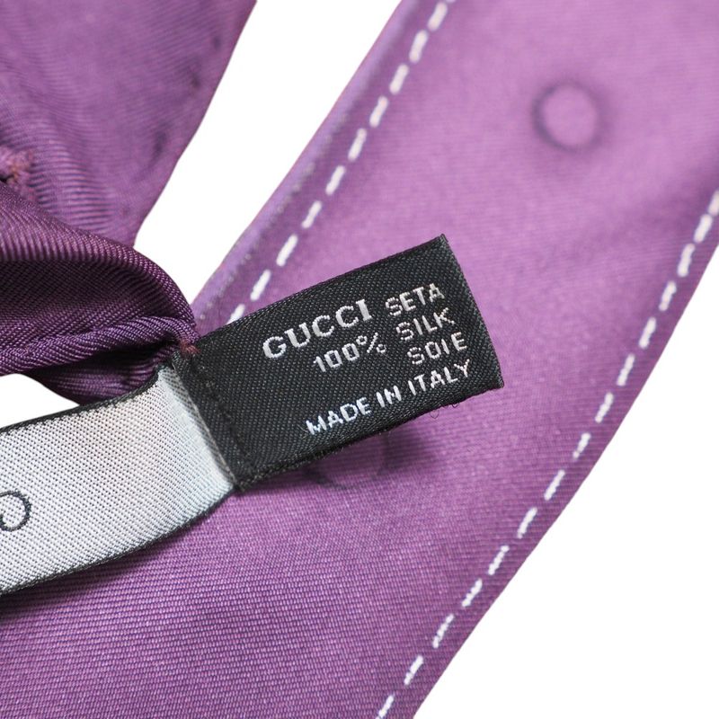 Gucci Scarf Horsebit Belt Motif All Over Total Silk 20250621 Ra5210