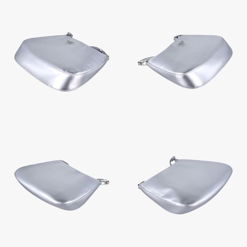 Pradacles O Silver Brushed Leather 7/4