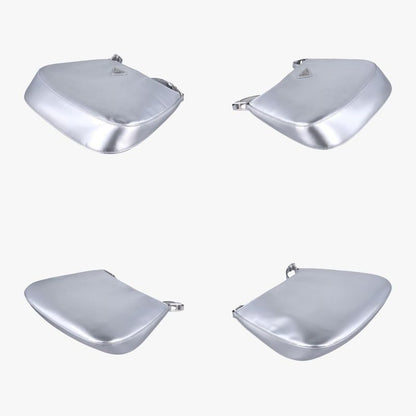 Pradacles O Silver Brushed Leather 7/4