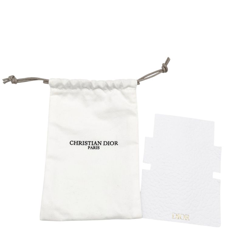 Christian DIOR Beauty Charm Logo Key Holder Charm Gold Unisex Star