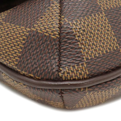 Louis Vuitton Shoulder Bag Musette Tango Damier Canvas Damier Ebene Gold