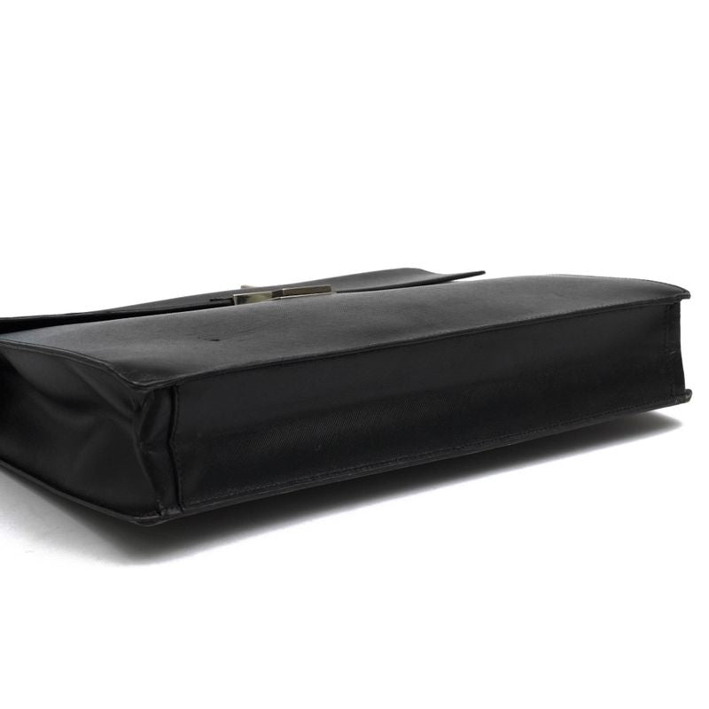 Prada Bag Briefcase Business Bag Business Men Leather Genuine Black Dulles Bag