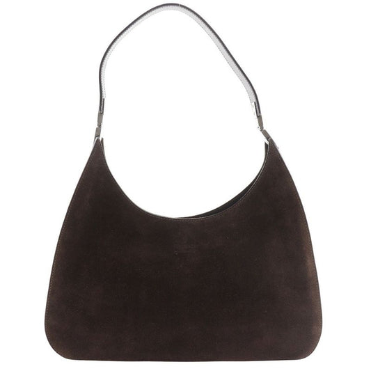 Gucci One Shoulder 001.3767.002058 Suede Brown Women Shoulder Bag