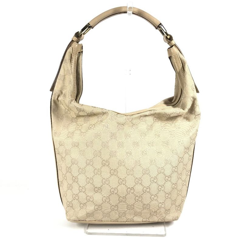 Gucci Shoulder Bag GG Logo 73885 GG Canvas/leather Beige