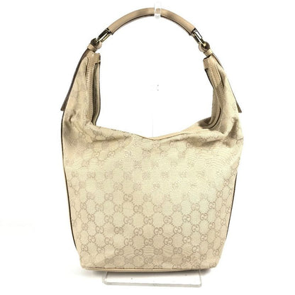 Gucci Shoulder Bag GG Logo 73885 GG Canvas/leather Beige