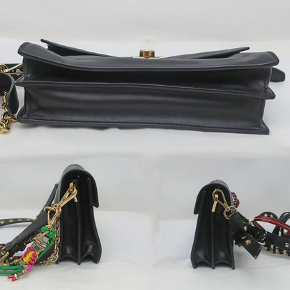 Prada Soft Sound Small Leather Shoulder Bag With Prada Charm 1bd379