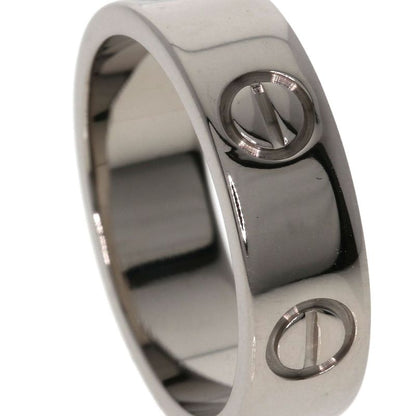 Cartier Love Ring #51 Ring - 18K White Gold Ladies