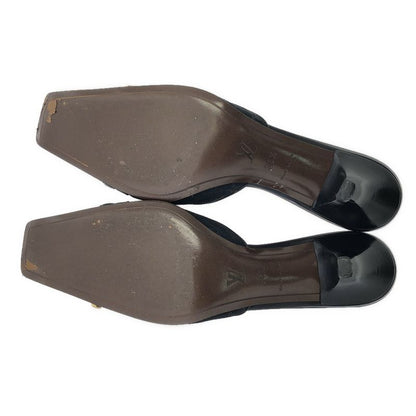 Louis Vuitton Monogram Canvas Square Toe Heeled Sandals