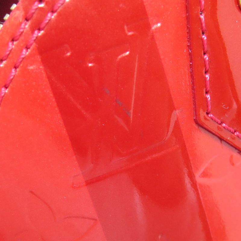 Louis Vuitton M91593 Alma BB Rayures Handbag Vernis Women